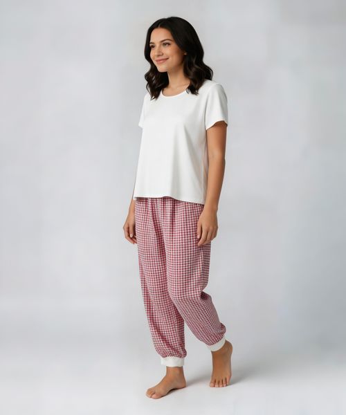 Set Pijama Pantalón y Playera  de  Dama