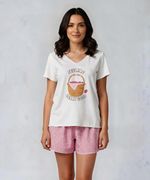 Set Pijama Short y Playera de Dama