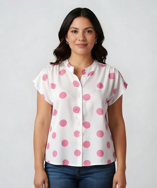 Blusa Manga Corta  de  Dama