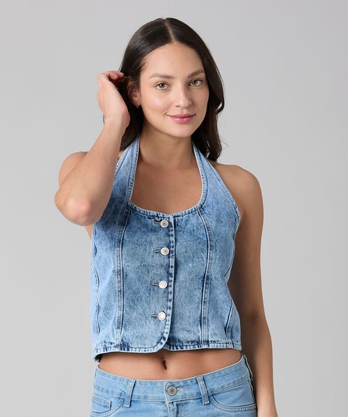 Chaleco  de  Mezclilla Dama