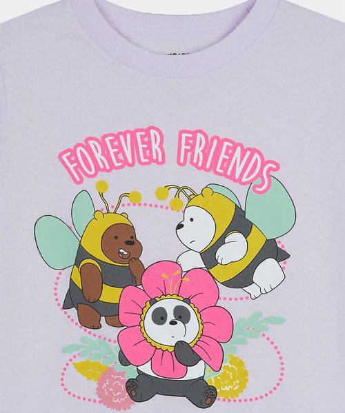 Playera de Licencia We Bare Bears de  Niña Infantil