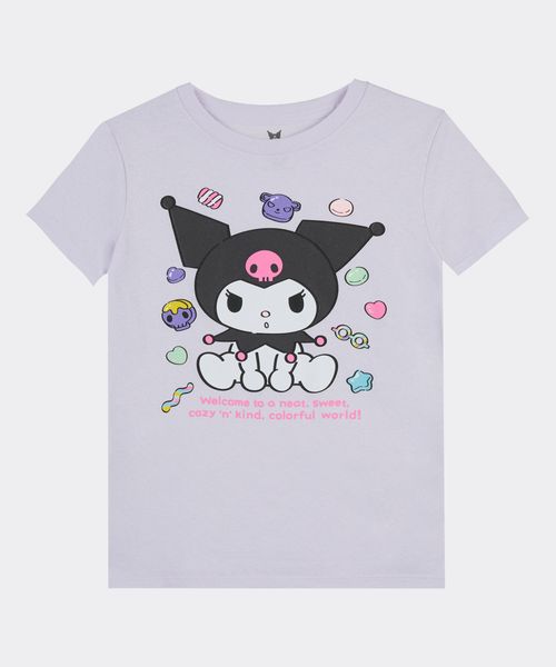 Playera de Licencia Kuromi de  Niña Infantil