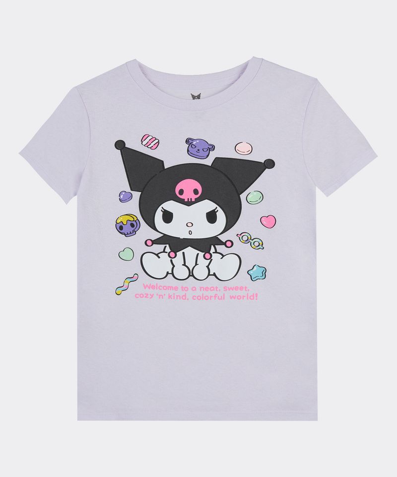 Playera de Licencia Kuromi de  Niña Infantil