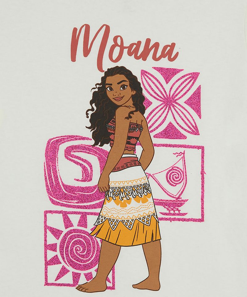 Playera de Licencia  Moana de  Niña Infantil