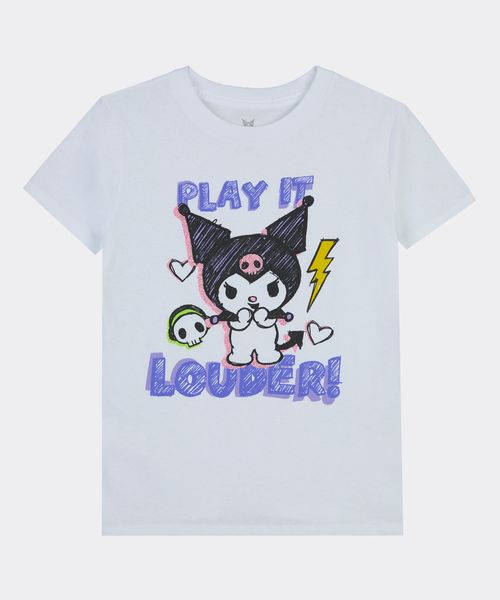 Playera de Licencia Kuromi de  Niña Infantil
