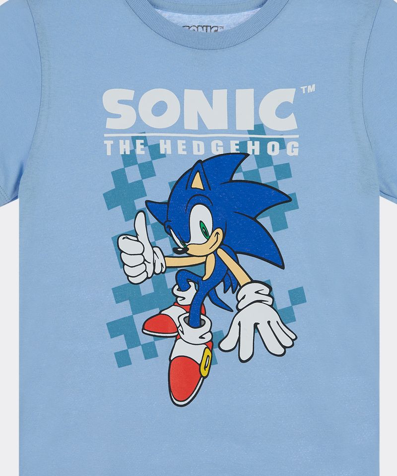 Playera de Licencia Sonic de Niño Infantil