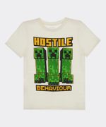 Playera de Licencia Minecraft de Niño Infantil