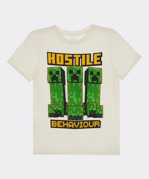 Playera de Licencia Minecraft de  Niño Infantil