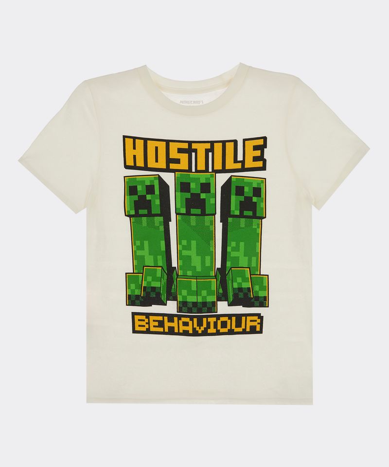 Playera de Licencia Minecraft de Niño Infantil