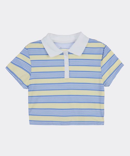 Playera Polo Manga Corta  de  Niña Juvenil