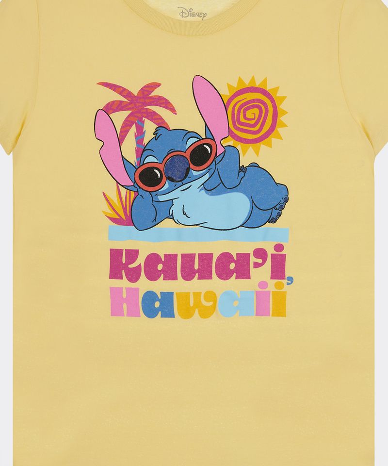 Playera de Licencia Stitch de Niña Juvenil