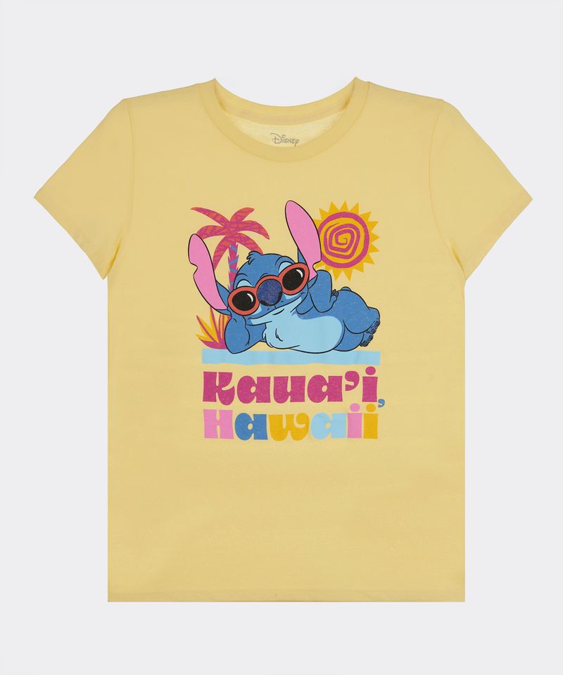 Playera de Licencia Stitch de Niña Juvenil