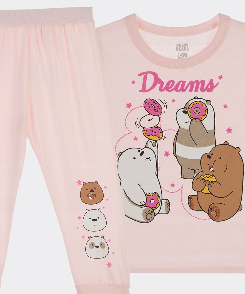 Set Pijama Pantalón y Playera We Bare Bears de Beba Años