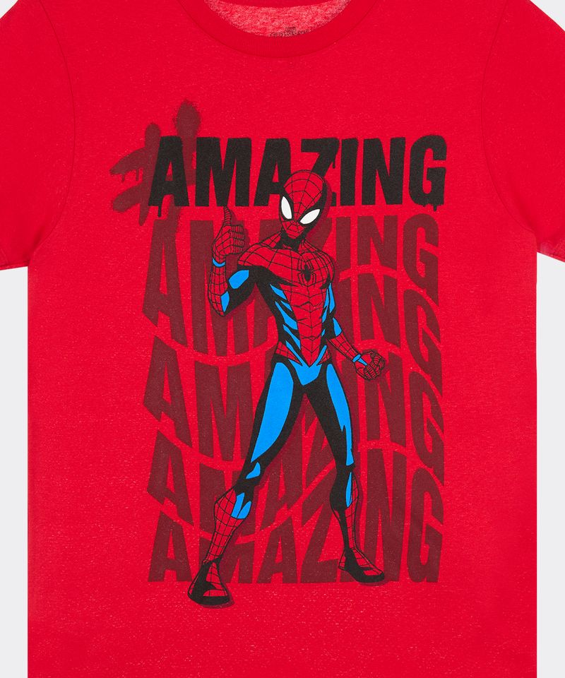 Playera de Licencia Spiderman de Niño Juvenil