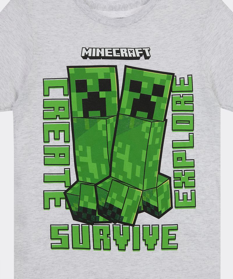 Playera de Licencia Minecraft de Niño Juvenil