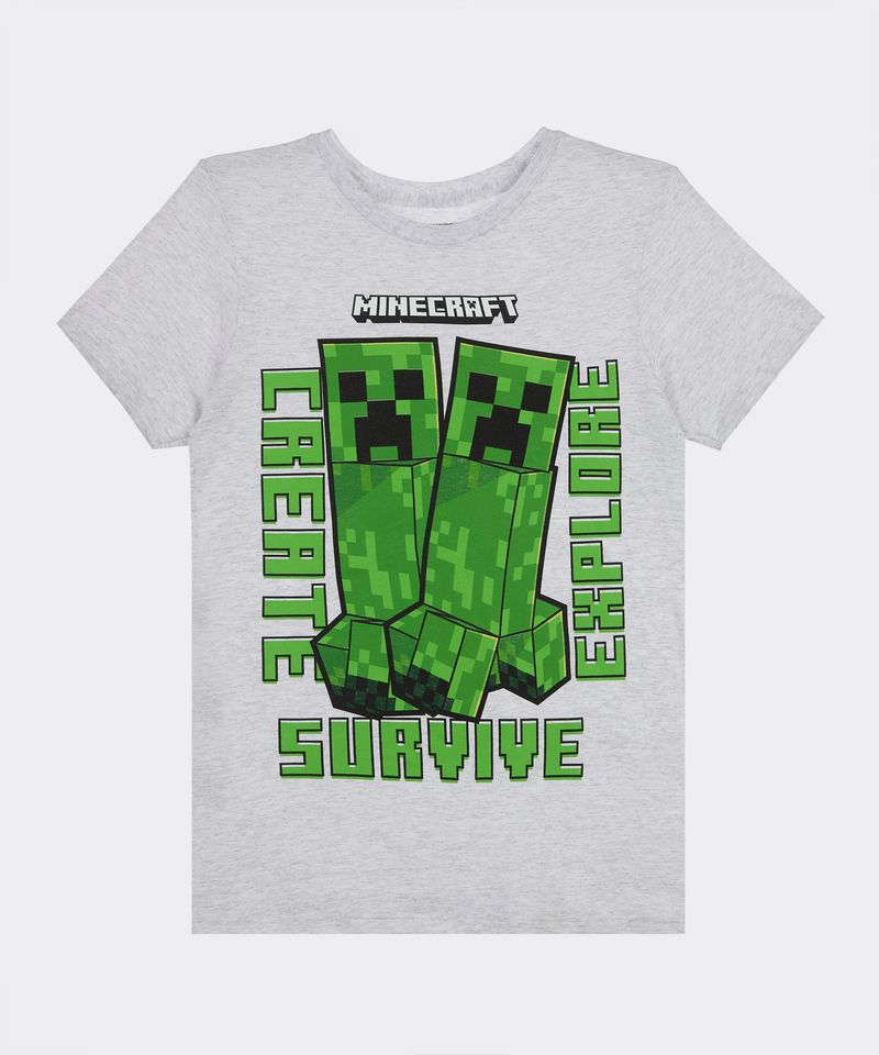 Playera de Licencia Minecraft de Niño Juvenil