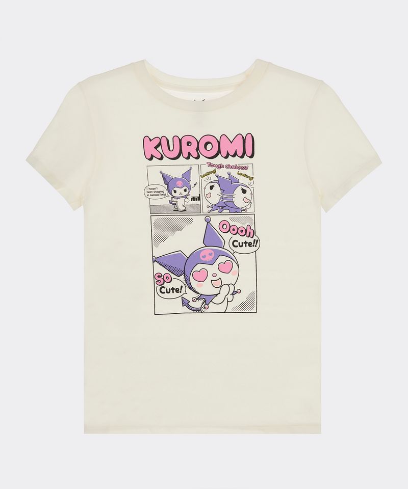 Playera de Licencia Kuromi de Niña Infantil