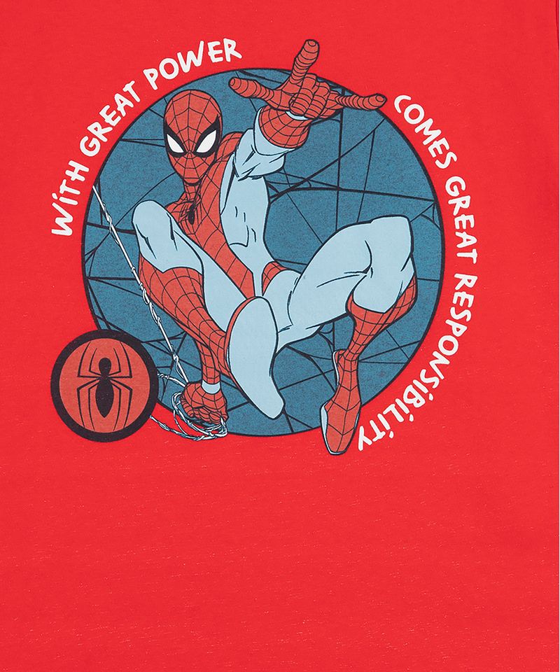 Playera de Licencia Spiderman de  Niño Infantil
