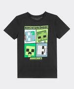 Playera de Licencia Minecraft de  Niño Infantil