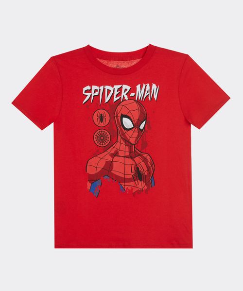 Playera de Licencia Spiderman de  Niño Infantil