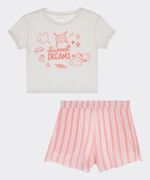Set Pijama Short y Playera  de  Niña Juvenil