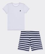 Set Pijama Short y Playera  de  Niño Juvenil