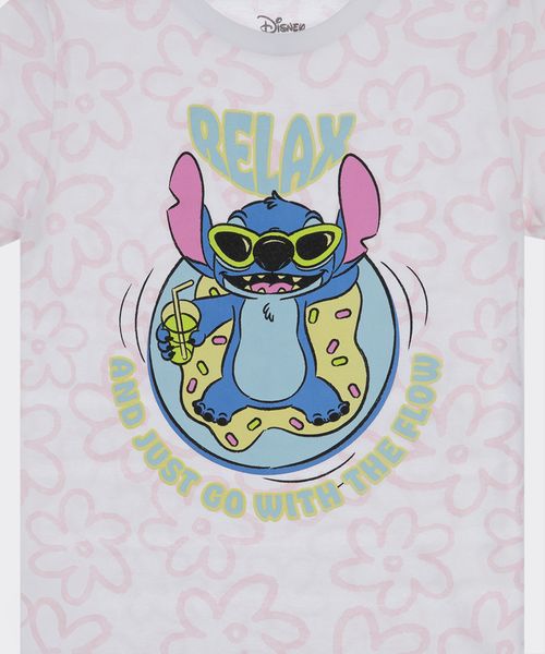 Playera de Licencia Stitch de  Niña Infantil