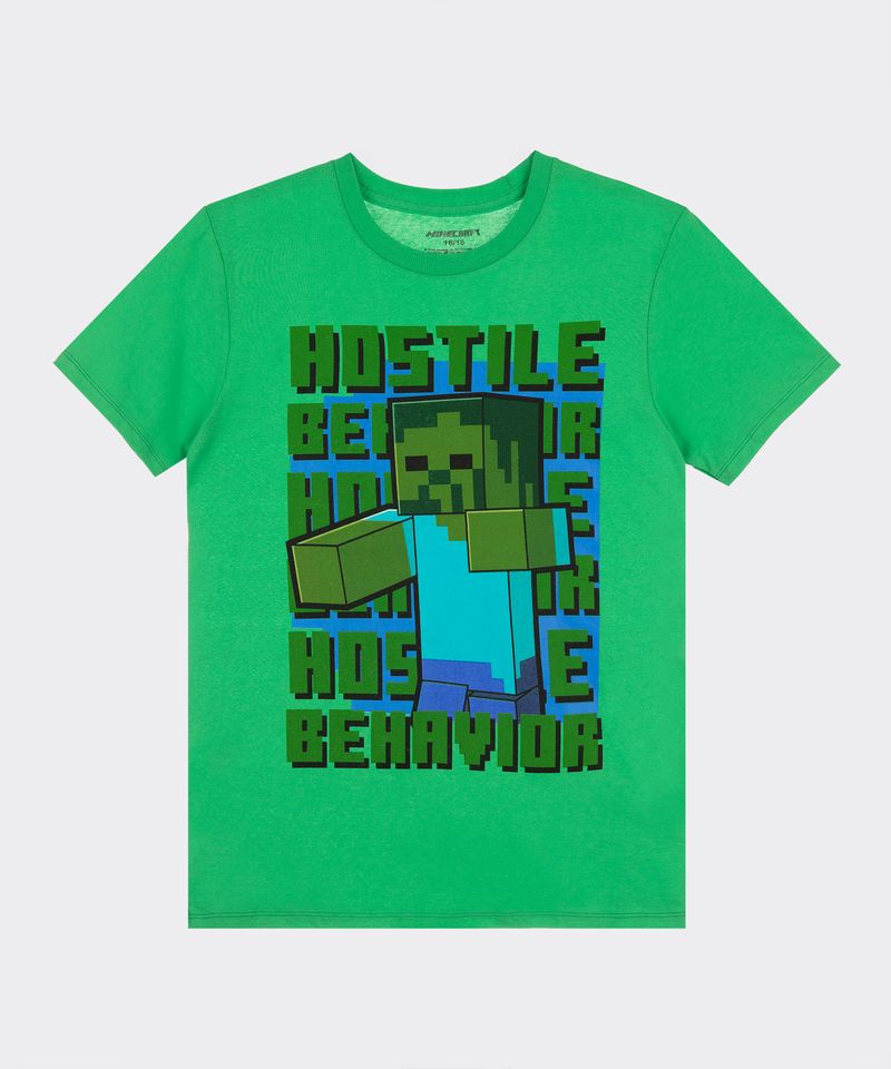 Playera de Licencia Minecraft de  Niño Juvenil