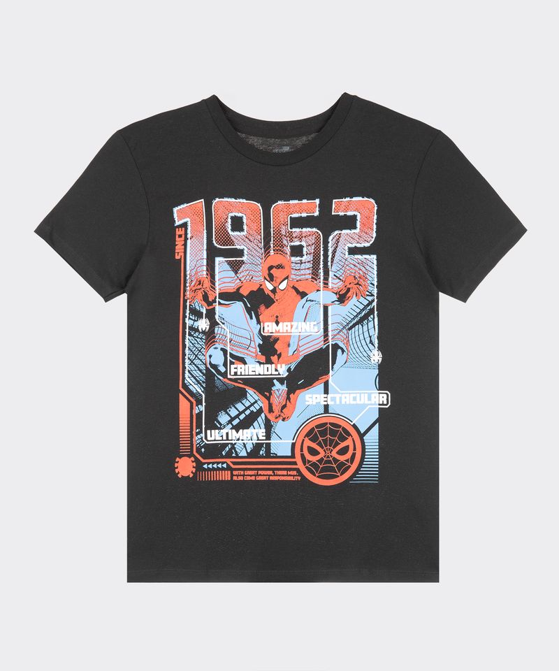 Playera de Licencia Spiderman de  Niño Juvenil