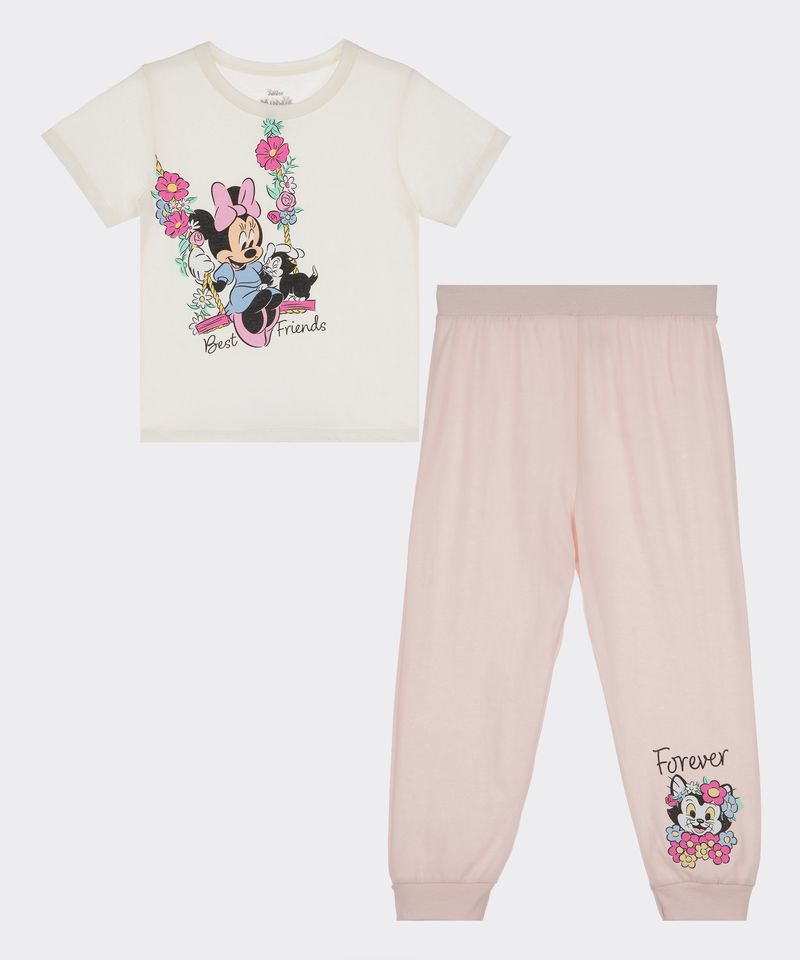 Set Pijama Pantalón y Playera Minnie Mouse de  Beba Años