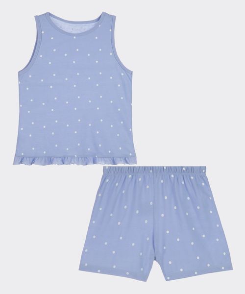 Set Pijama  Short y Tank Top  de  Niña Infantil