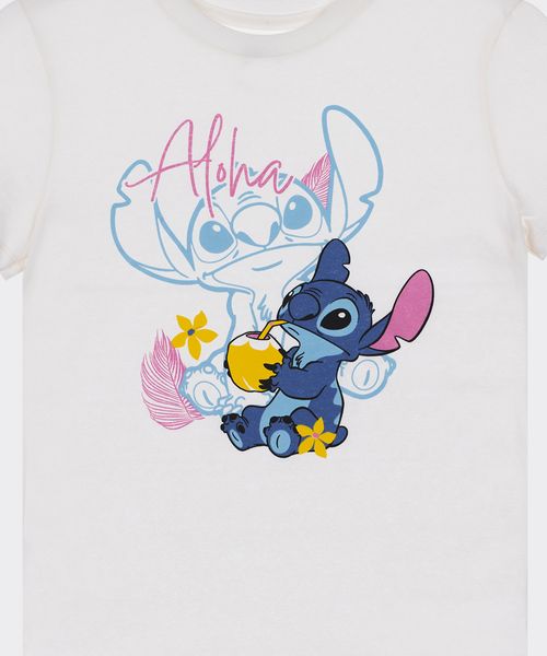 Playera de Licencia Stitch de  Niña Infantil
