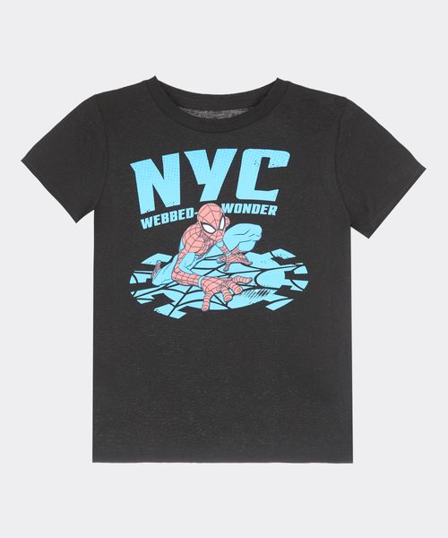 Playera de Licencia Spiderman de  Niño Infantil