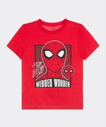 Playera de Licencia Spiderman de  Niño Infantil