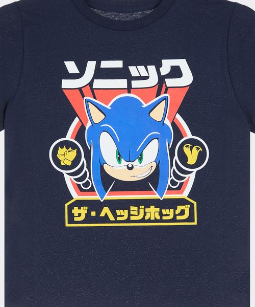 Playera de Licencia Sonic de  Niño Infantil
