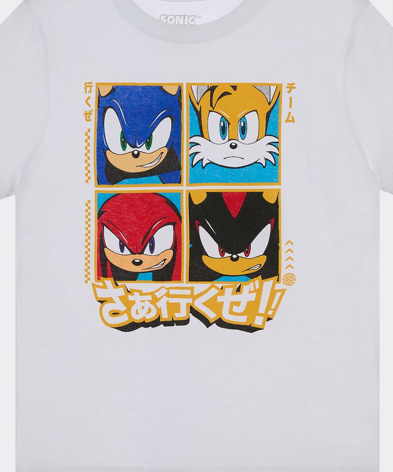 Playera de Licencia Sonic de  Niño Infantil