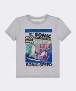 Playera de Licencia Sonic de  Niño Infantil