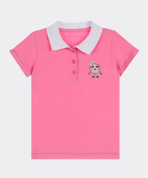 Playera Polo Manga Corta  de  Beba Años