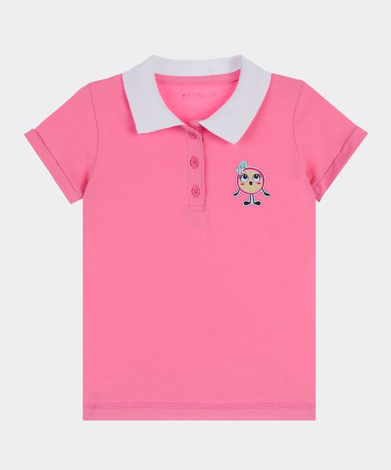 Playera Polo Manga Corta  de  Beba Años