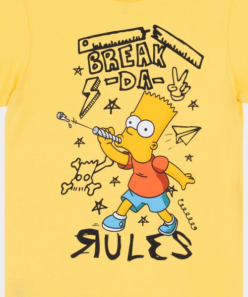 Playera de Licencia Simpsons de  Niño Juvenil