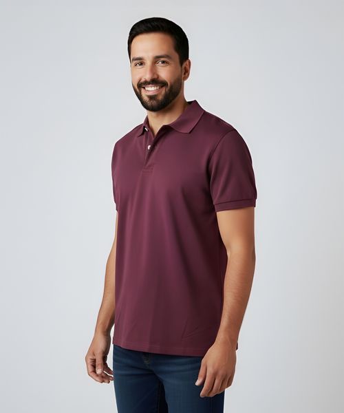 Playera Polo Manga Corta  de  Caballero