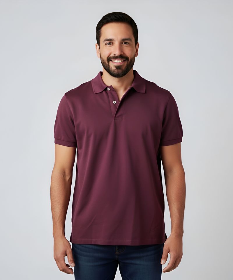 Playera Polo Manga Corta  de  Caballero