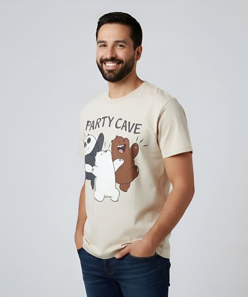 Playera de Licencia We Bare Bears de  Caballero