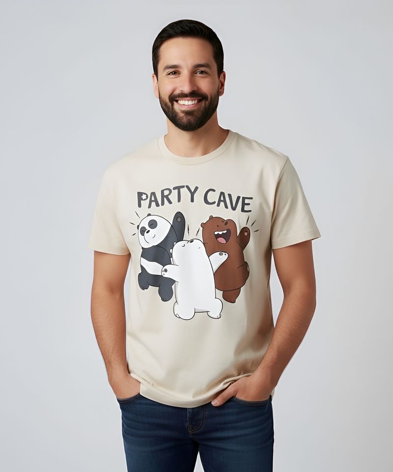 Playera de Licencia We Bare Bears de  Caballero