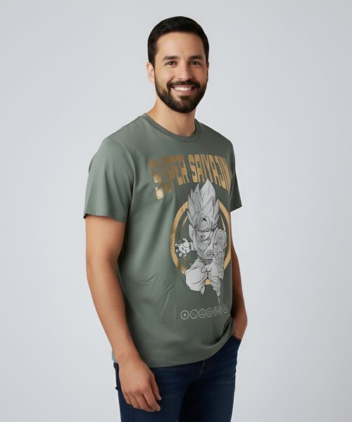 Playera de Licencia Dragon Ball de  Caballero