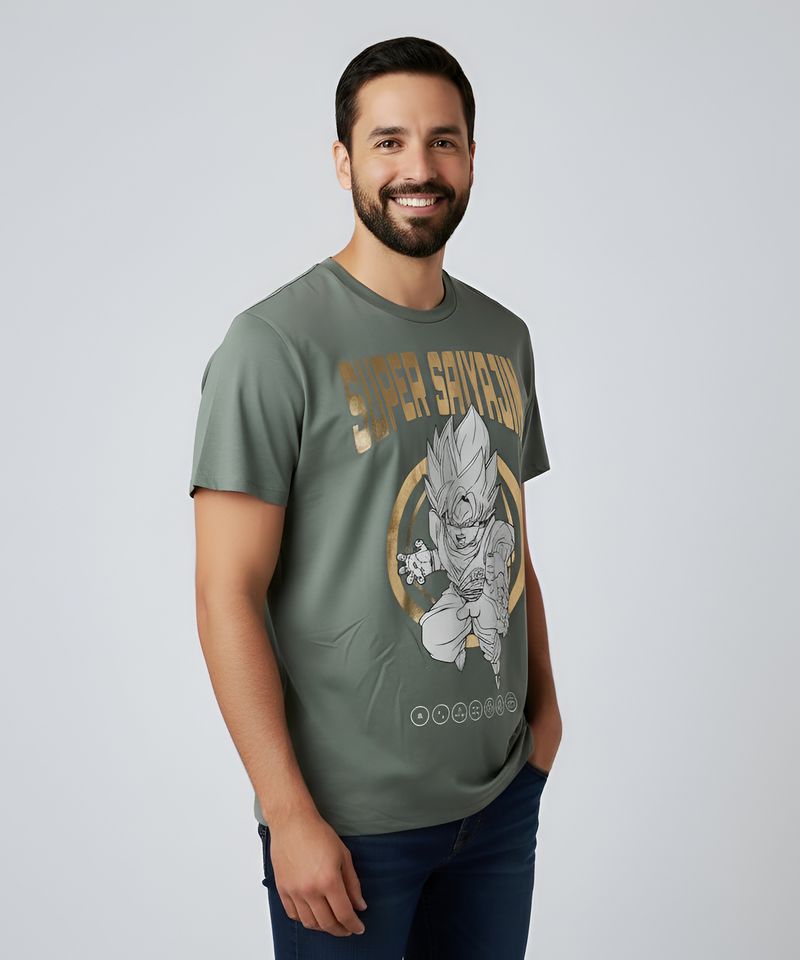 Playera de Licencia Dragon Ball de  Caballero