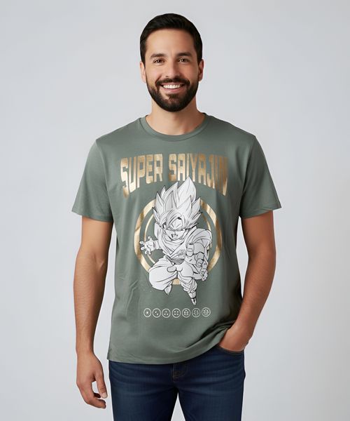 Playera de Licencia Dragon Ball de  Caballero