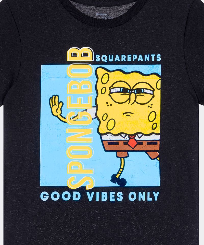 Playera de Licencia Bob Esponja de  Niño Infantil