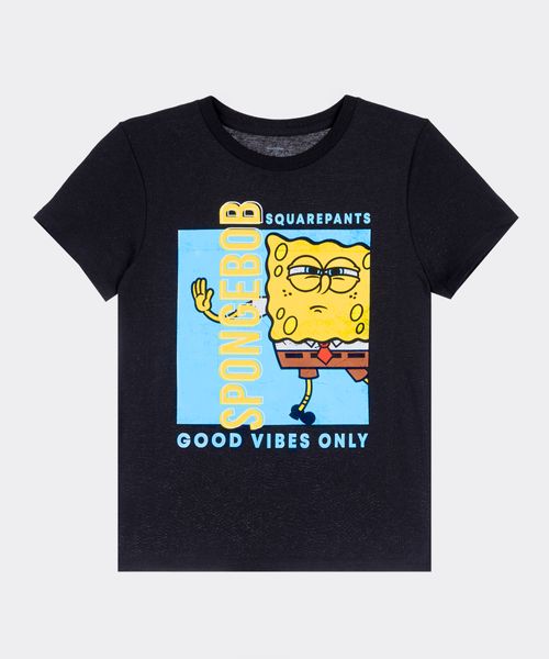 Playera de Licencia Bob Esponja de  Niño Infantil