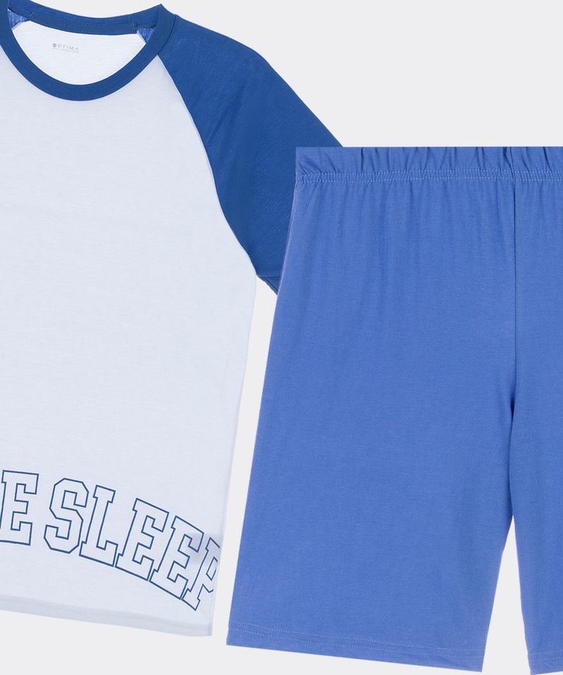 Set Pijama Short y Playera  de  Niño Juvenil